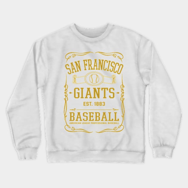 Vintage Giants American Baseball Crewneck Sweatshirt by carlesclan